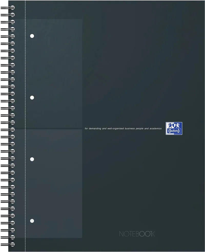 INTERNATIONAL Notebook Actie 30 jaar, 160 bladzijden, ft A4+, geruit 5 mm, zwart de Oxford – photo produit