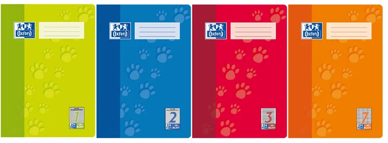 Junior Schulheft , Tatzen, , DIN A4, Lineatur 1 von Oxford – Produktfoto