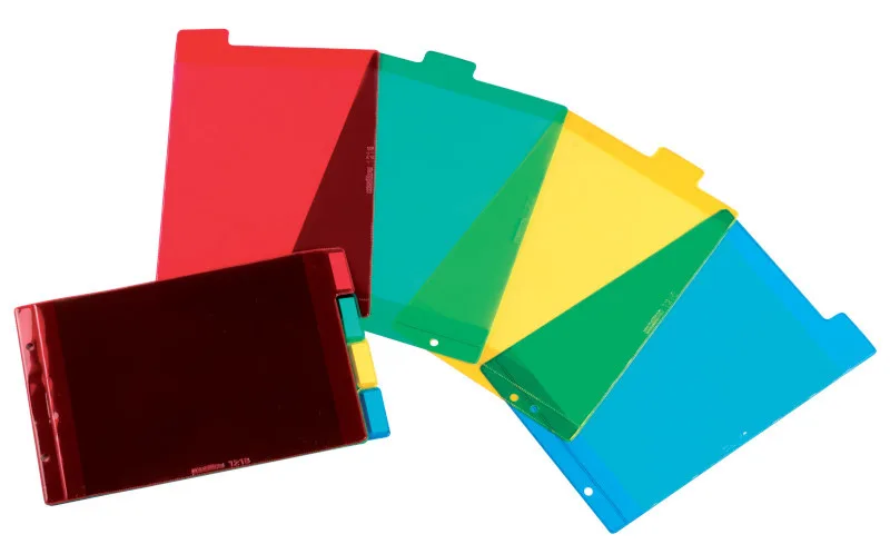 Kunststoff-Register, blanko, farbig, PVC, A5 quer van Oxford – productfoto