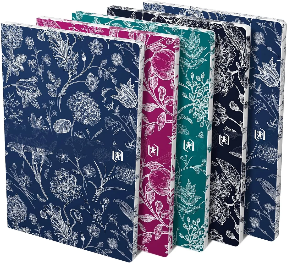 Merkloos Notitieboek B5, 160 Pagina's, Zacht Kaft, 5 Stuks by Oxford – product photo