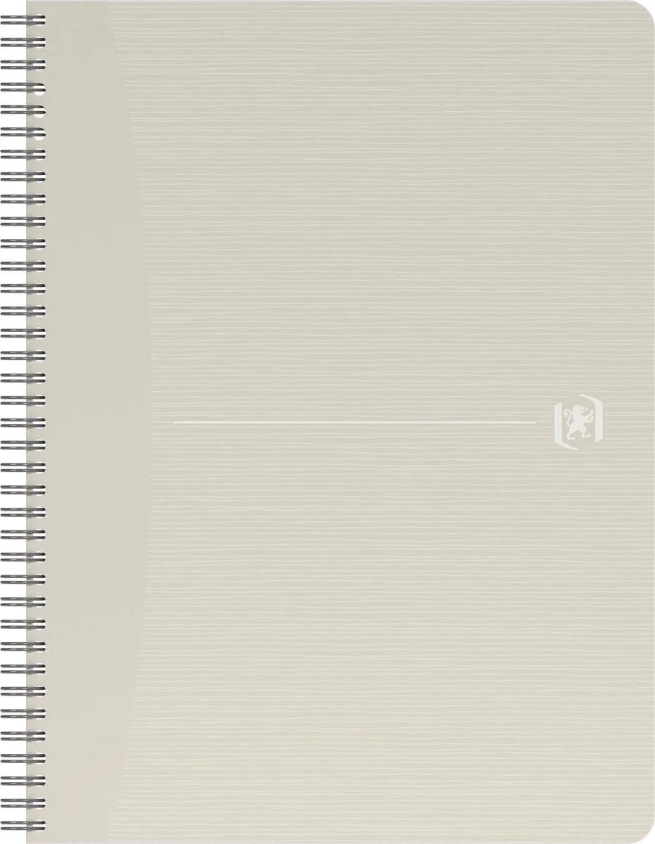 My Rec'up spiraalschrift, ft A4, 100 bladzijden, geruit 5 mm, geassorteerde kleuren 5 stuks van Oxford in Karton – productfoto