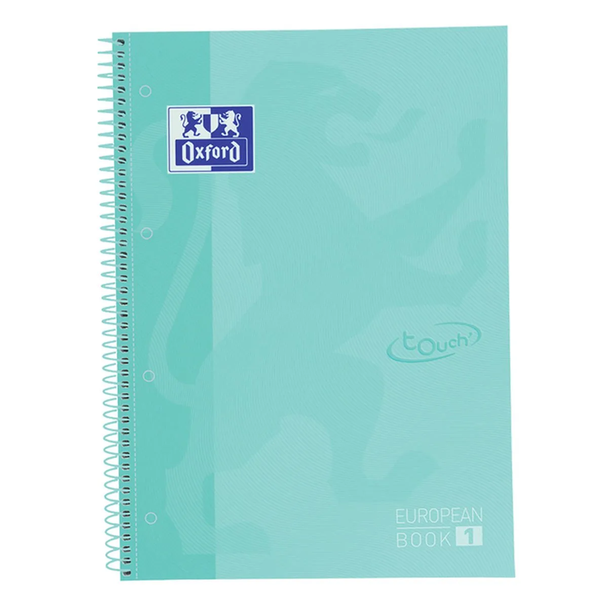 Notitieboek oxf touch europeanb a4+ lijn 80v pmint | 5 stuks van Oxford in Mint – productfoto