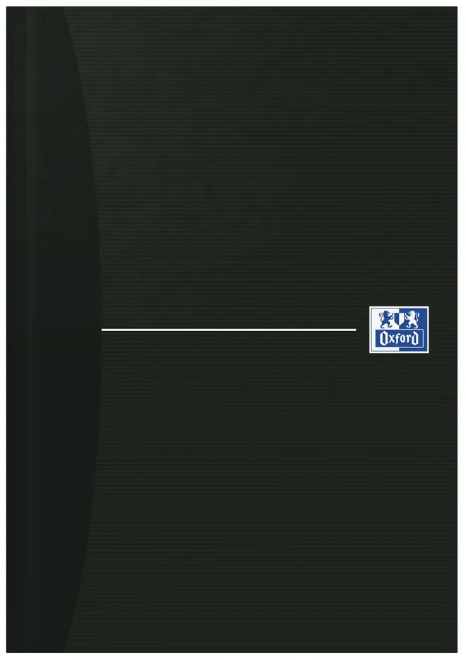 Notizbuch , Smart Black, - gebunden, DIN A5, kariert by Oxford – product photo
