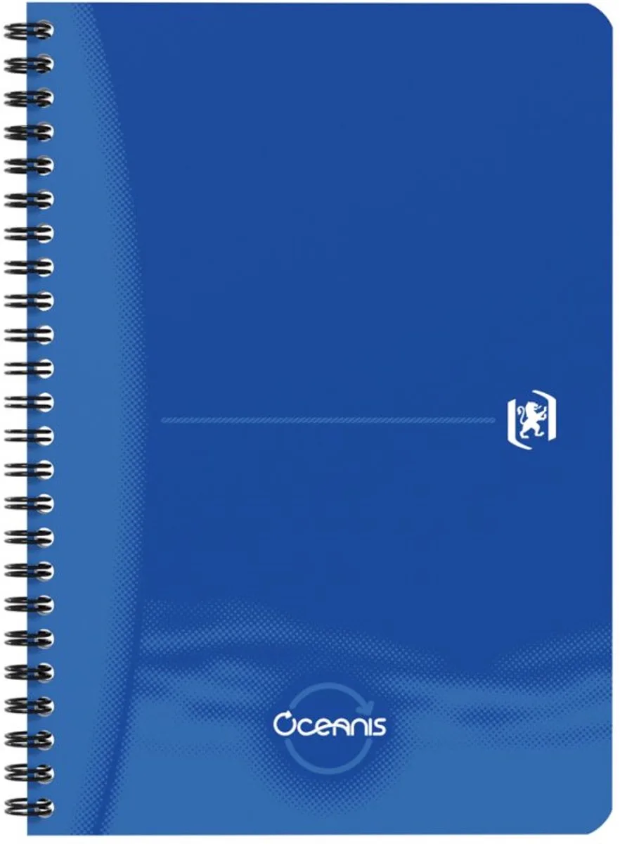 Oceanis spiraalschrift A5, 90 vel, 5 stuks von Oxford in Blau – Produktfoto