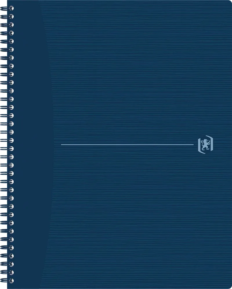 Origin spiraalschrift, ft A4+, 140 bladzijden, geruit 5 mm, blauw by Oxford – product photo