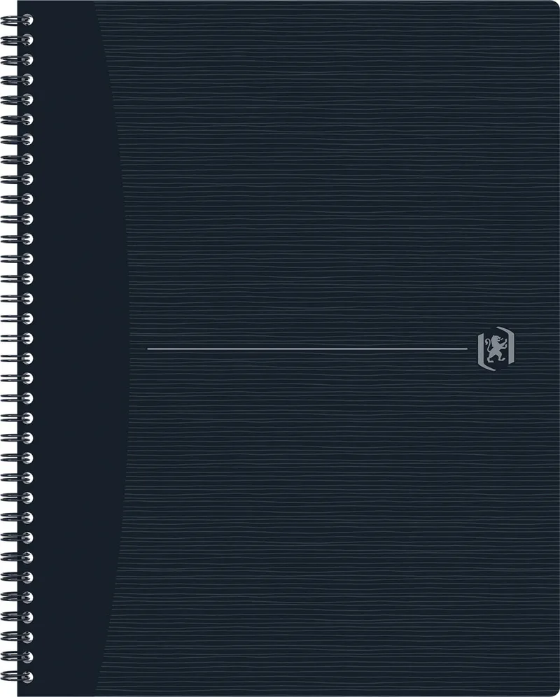 Origin spiraalschrift, ft A4+, 140 bladzijden, geruit 5 mm, zwart de Oxford – photo produit
