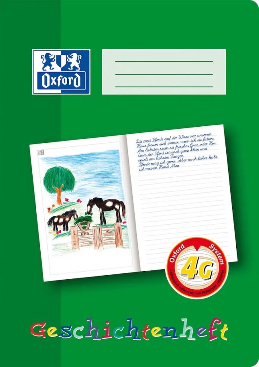 Oxford 100050098 schrijfblok & schrift A4 de Oxford en Vert – photo produit