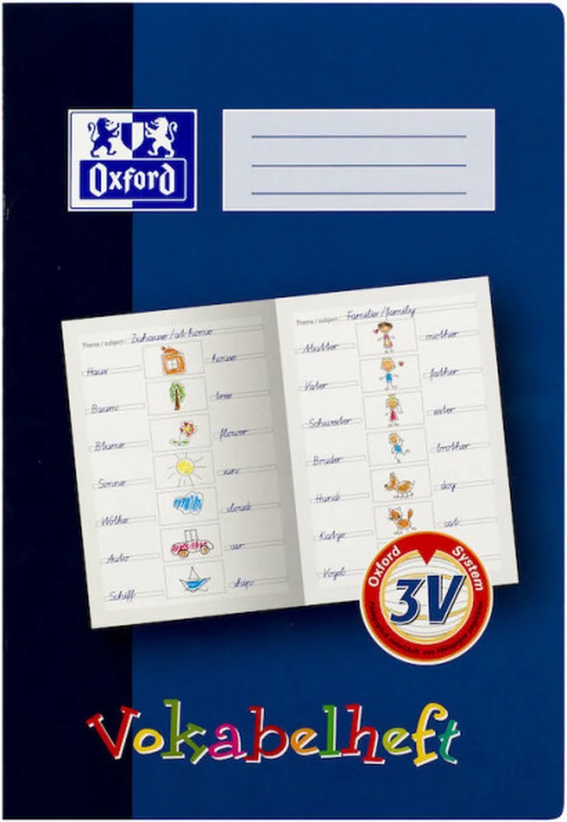 Oxford 100057954 schrijfblok & schrift A4 de Oxford en Bleu – photo produit