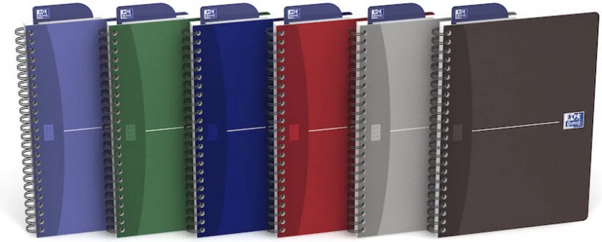 Oxford 100105216 schrijfblok & schrift A5 van Oxford in Rood – productfoto