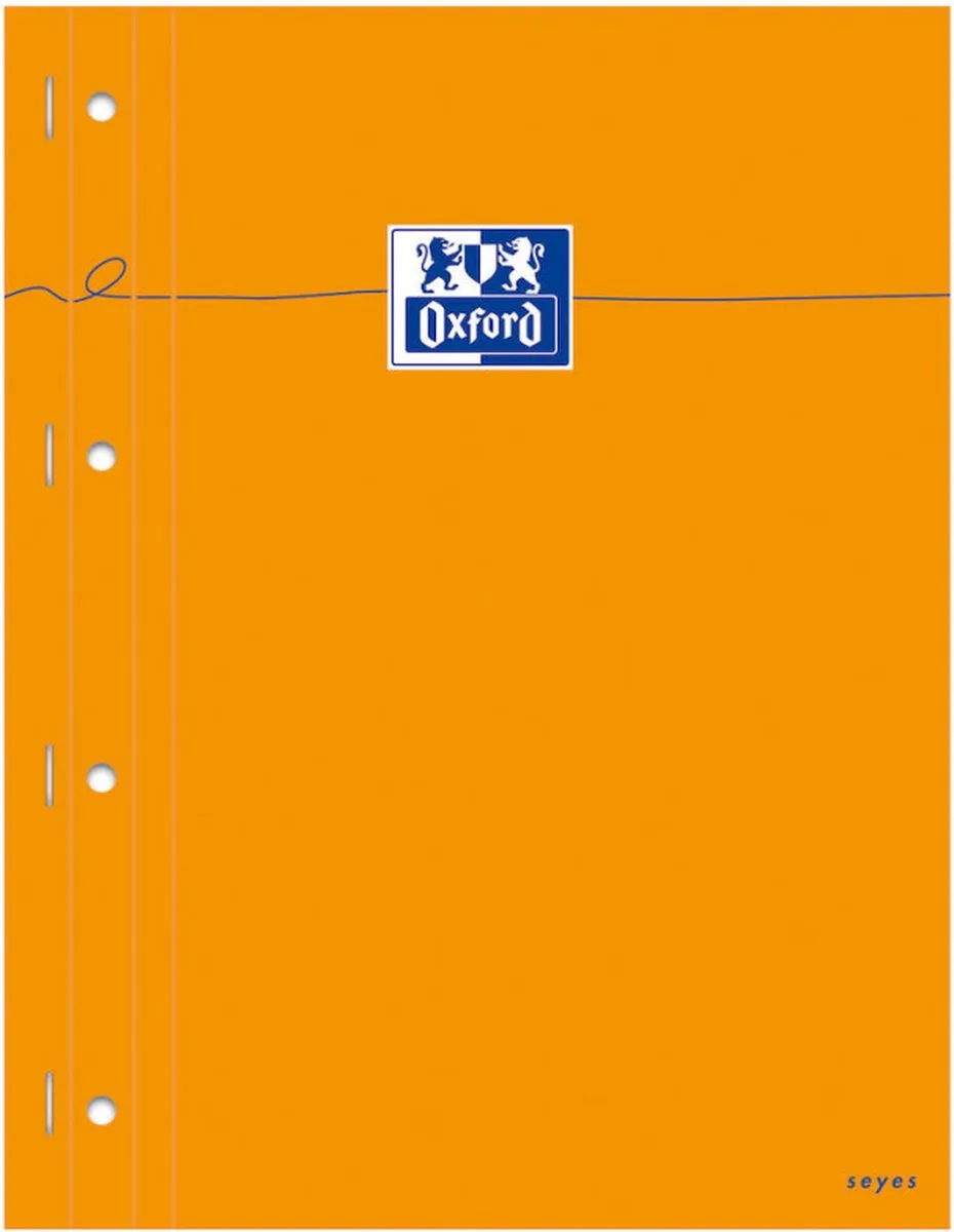 Oxford 100106288 schrijfblok & schrift A4 van Oxford in Oranje – productfoto
