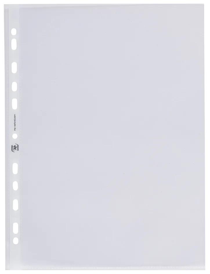 Prospekthülle Premium, DIN A4, PP, 0,12 mm, genarbt by Oxford – product photo