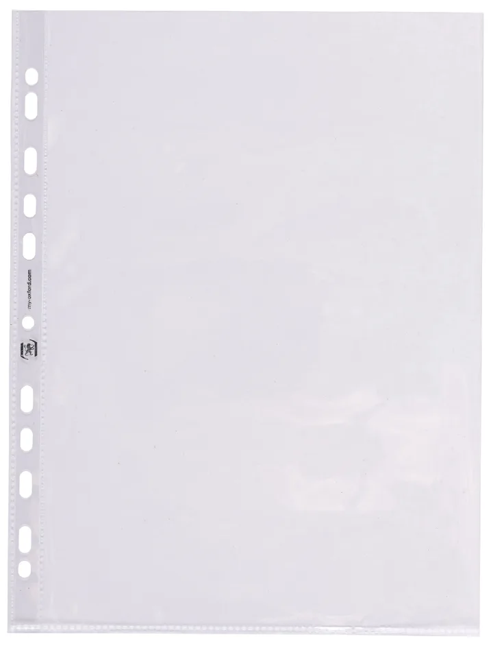 Prospekthülle Premium, DIN A4, PVC, 0,08 mm, glasklar by Oxford – product photo