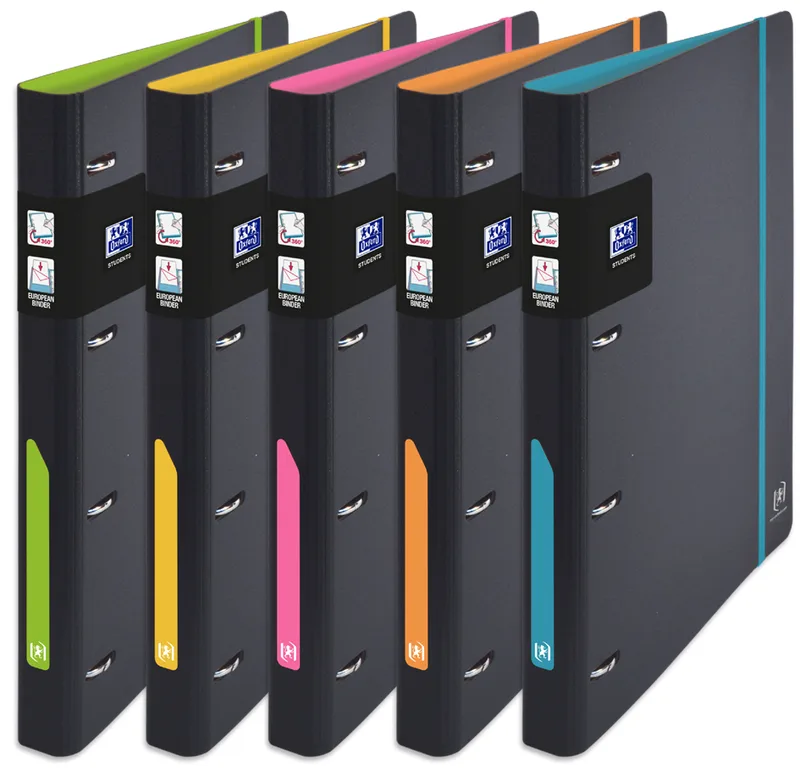 Ringbuch , for Students, , A4, 4-Ring, PP, sortiert by Oxford – product photo