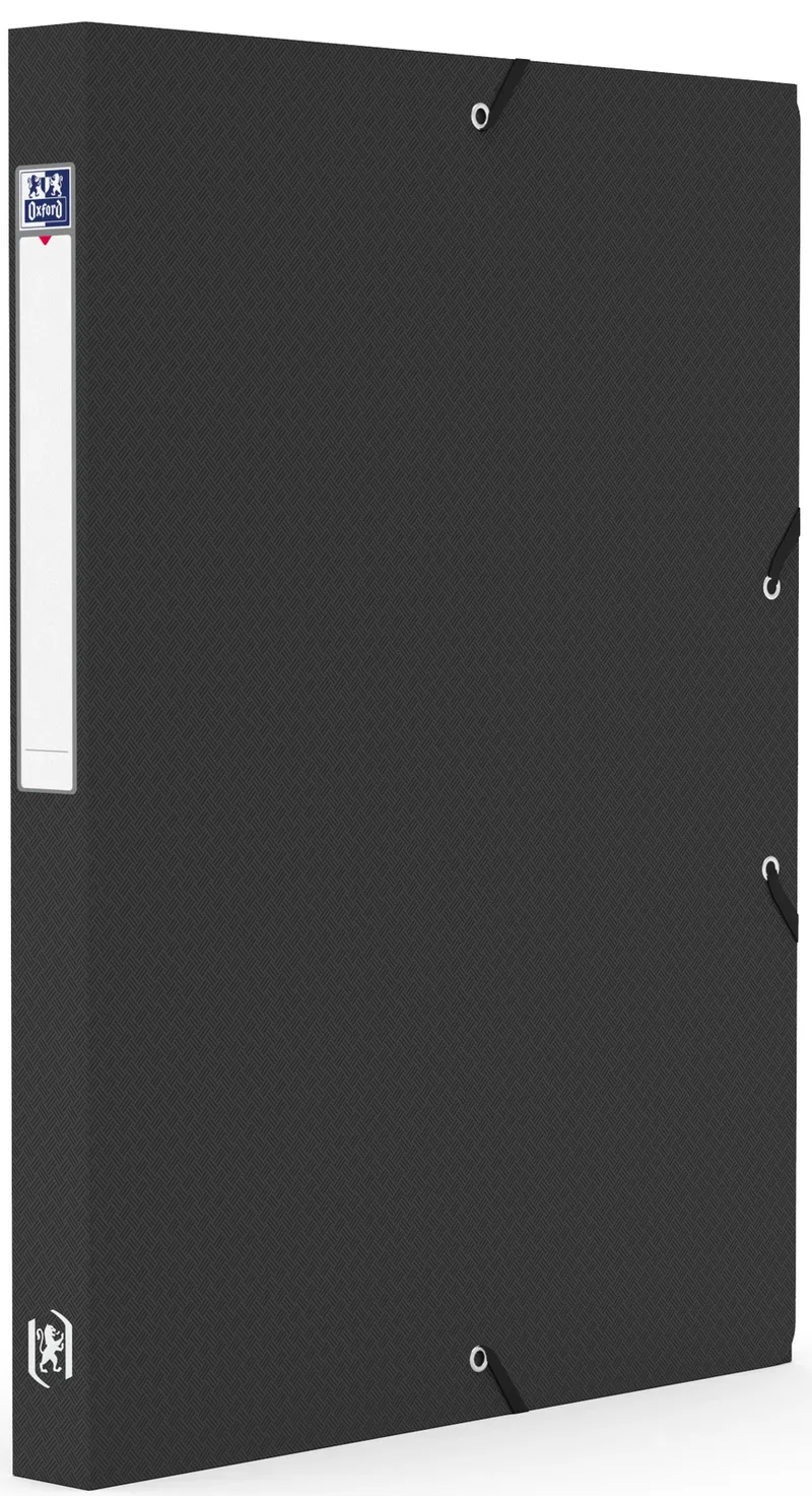 Sammelbox MEMPHIS, A4, Füllhöhe: 25 mm, PP, schwarz by Oxford – product photo