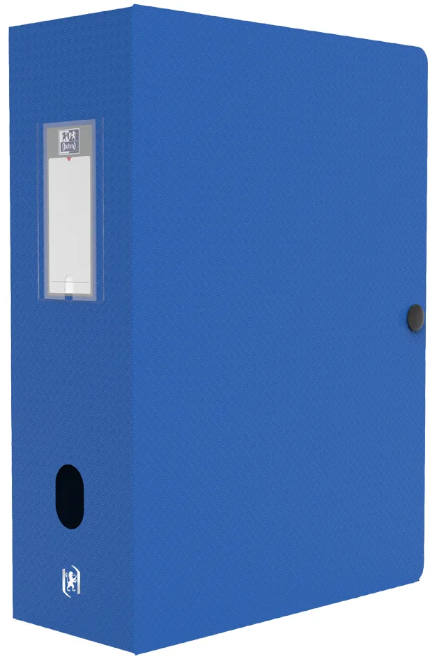 Sammelbox Memphis, Füllhöhe: 60 mm, DIN A4, blau von Oxford – Produktfoto