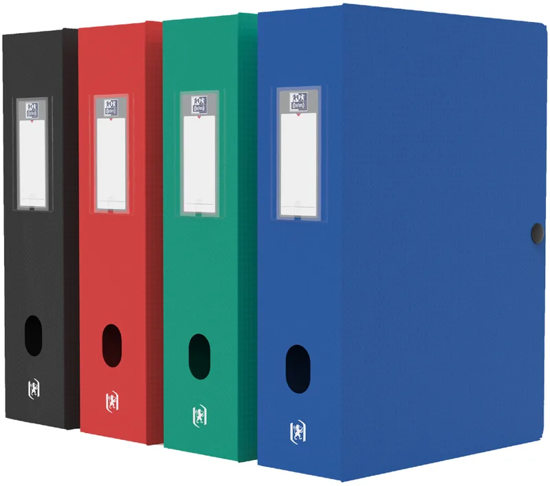 Sammelbox Memphis, Füllhöhe: 80 mm, sortiert Klassik van Oxford – productfoto