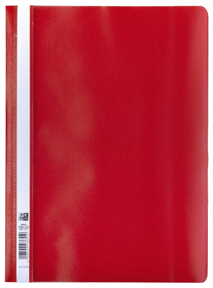 Schnellhefter, DIN A4, PP, rot von Oxford – Produktfoto
