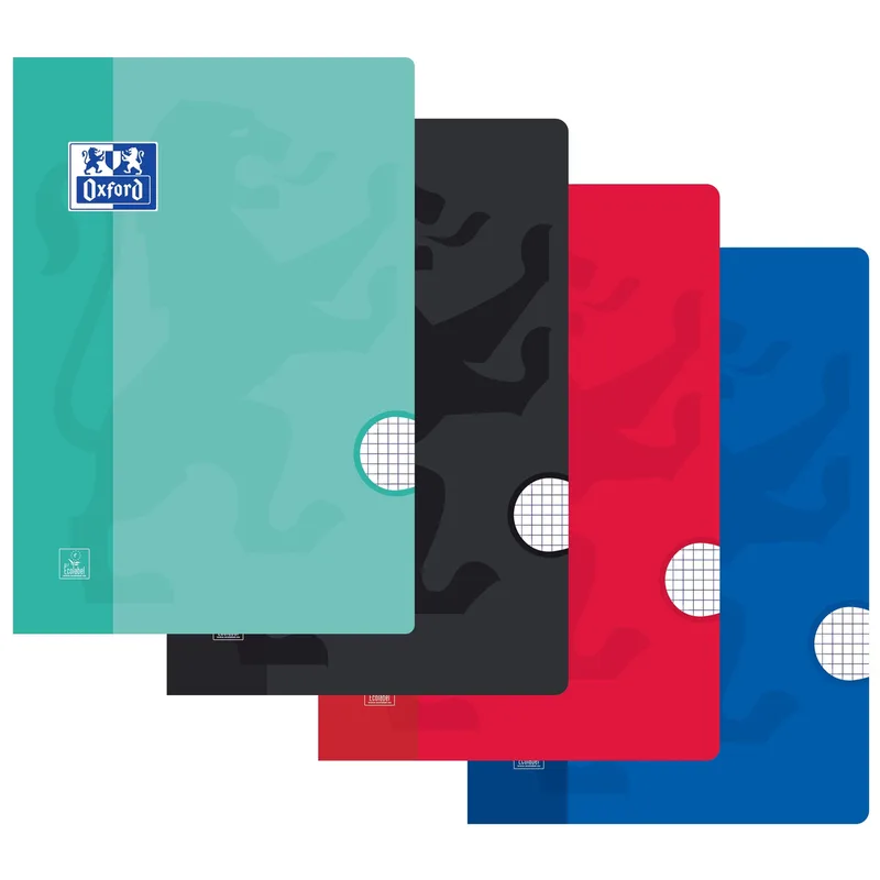 Schrift oxford school a4 rt 5x5mm 120pag 80gr ass | 5 stuks de Oxford – photo produit