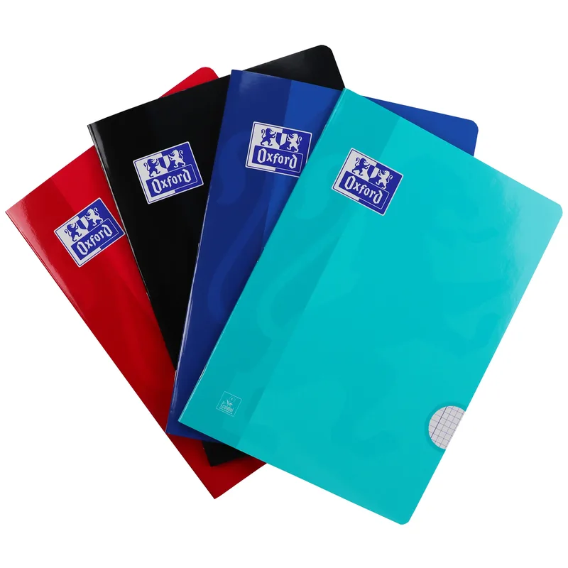 Schrift oxford school a4 ruit 5x5mm 72pag 80gr ass | 10 stuks van Oxford – productfoto