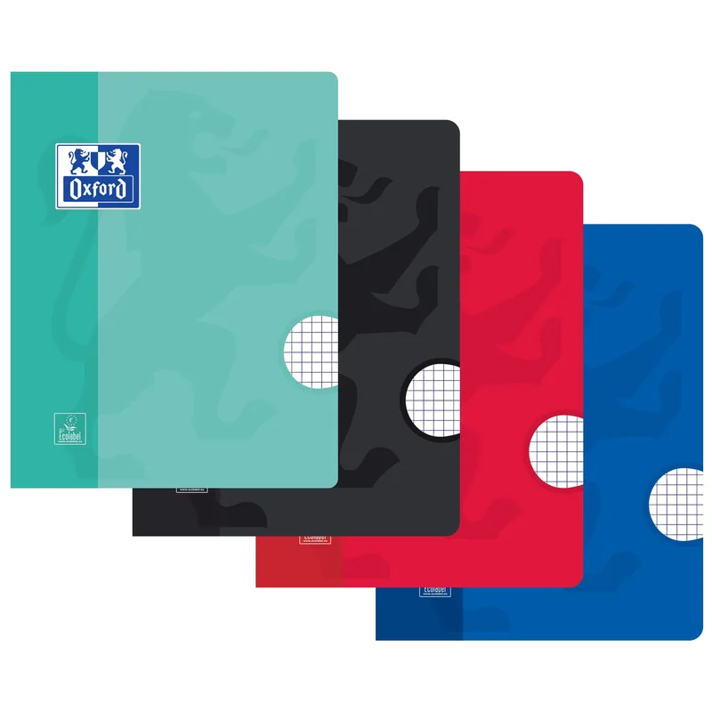 Schrift oxford school a5 ruit 5x5mm 72pag 80gr ass | 10 stuks by Oxford – product photo