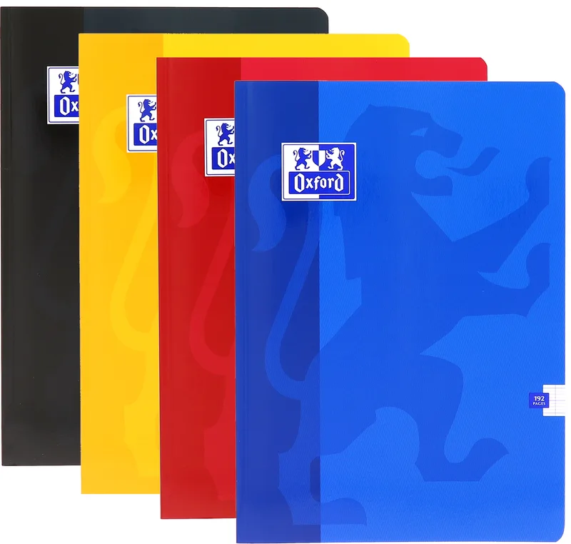 Schulheft DIN A4, Seyès, 96 Blatt by Oxford – product photo