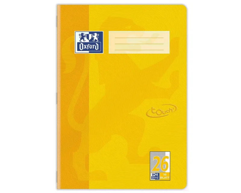 Schulheft de Oxford en Jaune – photo produit