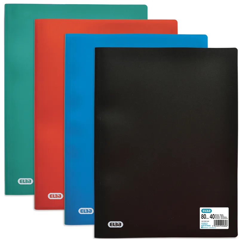Sichtbuch INITIAL, DIN A4, mit 20 Hüllen, blau by Oxford – product photo