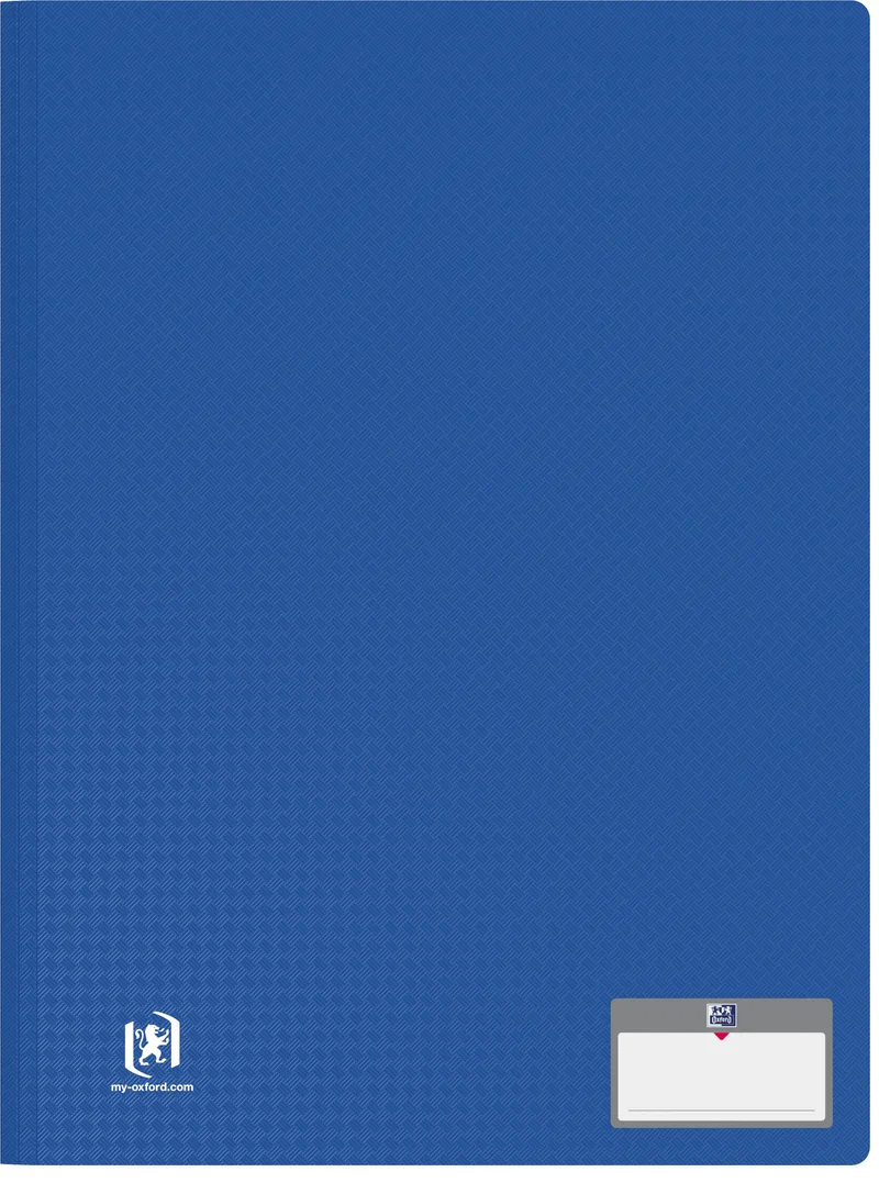 Sichtbuch , Memphis, , DIN A4, mit 20 Hüllen, blau fra Oxford – produktbillede