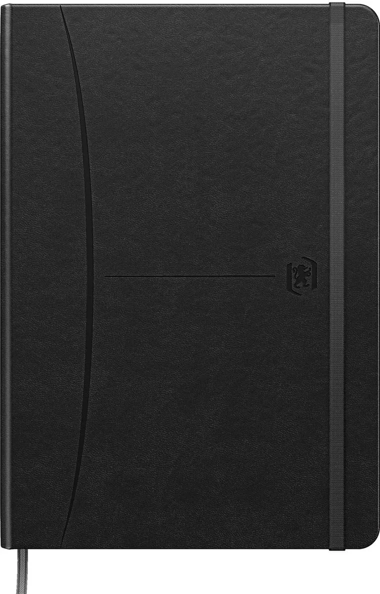 Signature Smart Journal, ft A5, geruit 5 mm, zwart 5 stuks von Oxford in 80 g – Produktfoto