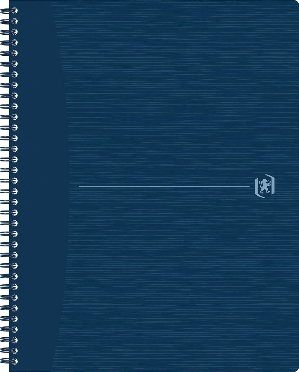 Spiraalblok oxf origin a4+ lijn 140pag 80gr | 5 stuks de Oxford en Bleu – photo produit