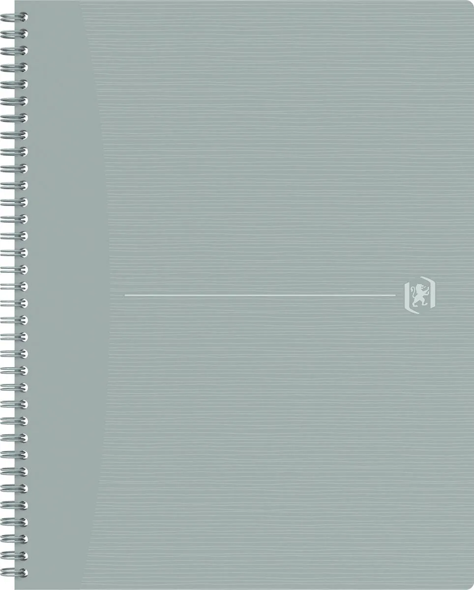 Spiraalblok oxf origin a4+ lijn 140pag 80gr | 5 stuks de Oxford en Gris – photo produit