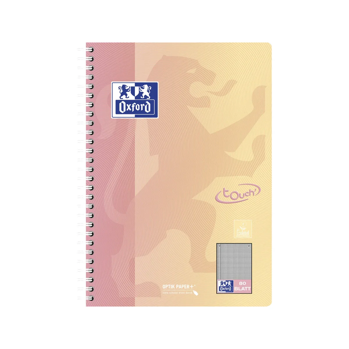 Spiraalblok oxford touch b5 gelijnd 160pag ass | 6 stuks by Oxford – product photo