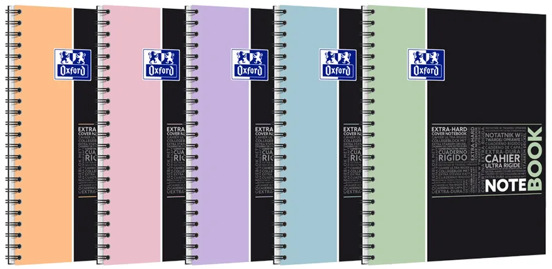 Studium Collegeblock NOTEBOOK Pastell, A4+, seyès från Oxford – produktbild