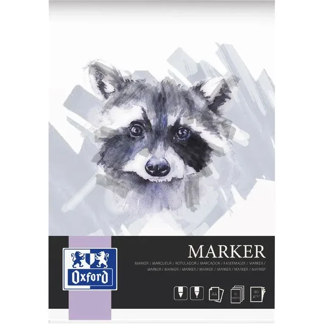 Tekenblok oxford marker a4 15 vel | 10 stuks by Oxford – product photo