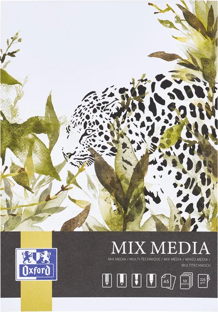 Tekenblok Oxford Mix Media A5 50 vel 225 gram van Oxford – productfoto