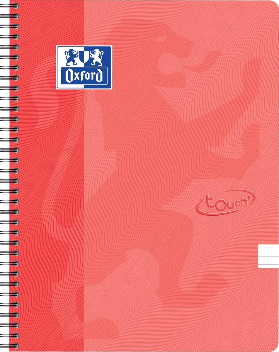 Touch - Notitieboek - A4 - Gelijnd - 140 pagina's - 90g - soft cover by Oxford in Orange – product photo