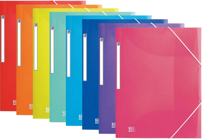 Urban elastomap, voor ft A4, geassorteerde transparante kleuren de Oxford – photo produit