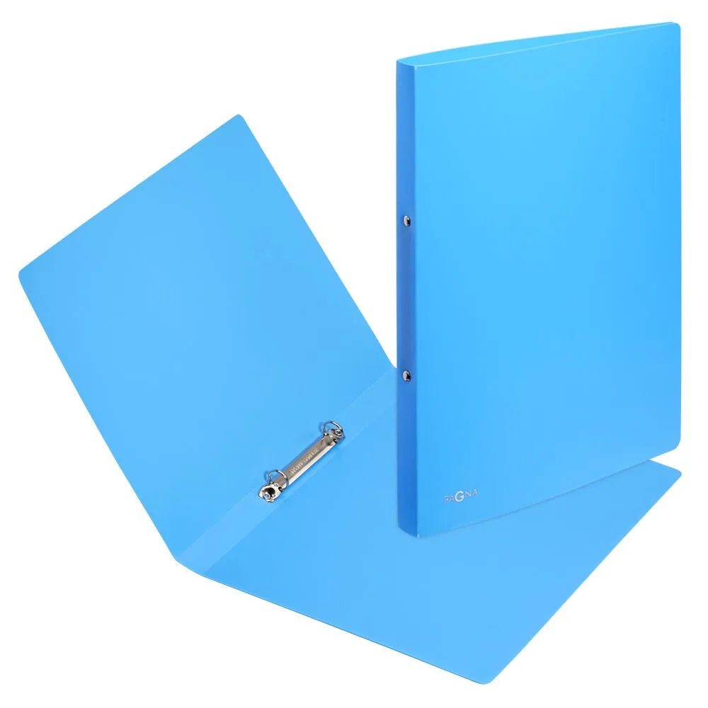 Lucy Colours Ringbuch 2-Ringe DIN A4 3,3 cm hellblau de Pagna – photo produit