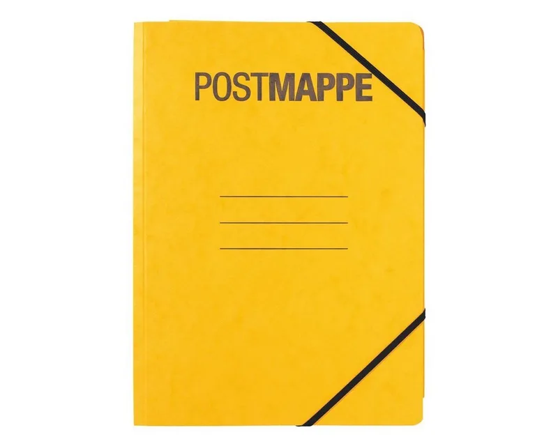 Organisationsmappe, Postmappe mit 3 Klappen, Beschriftungsfeld, A4 van Pagna in Geel – productfoto