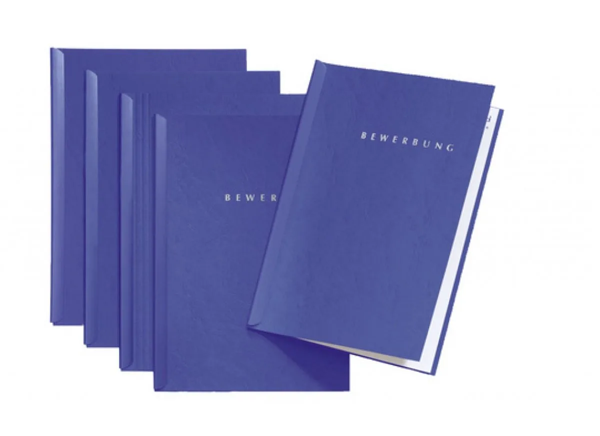 Pagna 22005-02, Conventionele hechtmap, A4, Karton, Blauw, Portret, 5 stuk(s) fra Pagna i Blå – produktbillede