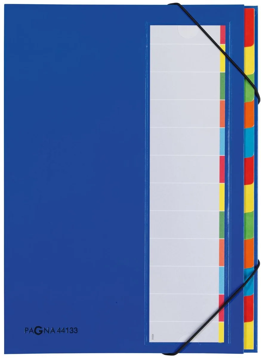 Pagna 44133-02 map Karton, Papier, Polyester, Rubber von Pagna in Blau – Produktfoto