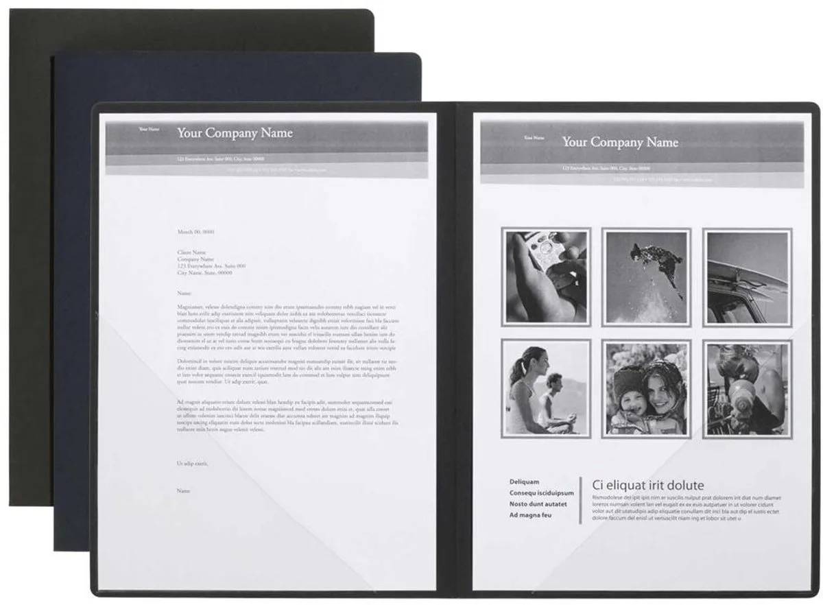 presentatiemap Perfect van Pagna in Donkerblauw – productfoto