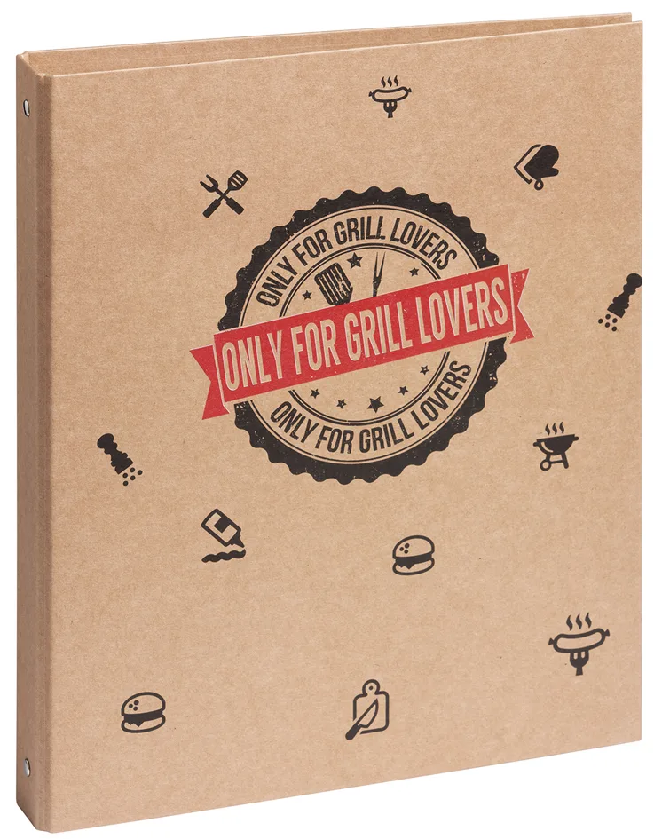 Rezepte-Ringbuch , BBQ, , DIN A5, 4-Ring + Register von Pagna – Produktfoto