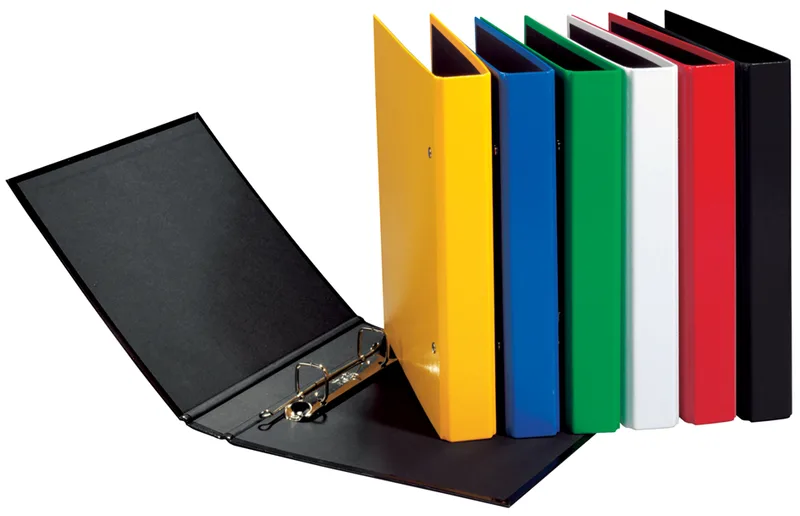 Ringbuch , Basic Colours, , 2 Bügel-Mechanik, gelb de Pagna – photo produit