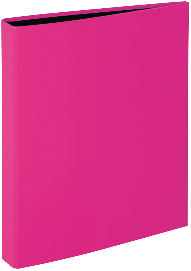 Ringbuch , Trend Colours, , 2-Bügel-Mechanik, dunkelrosa von Pagna – Produktfoto