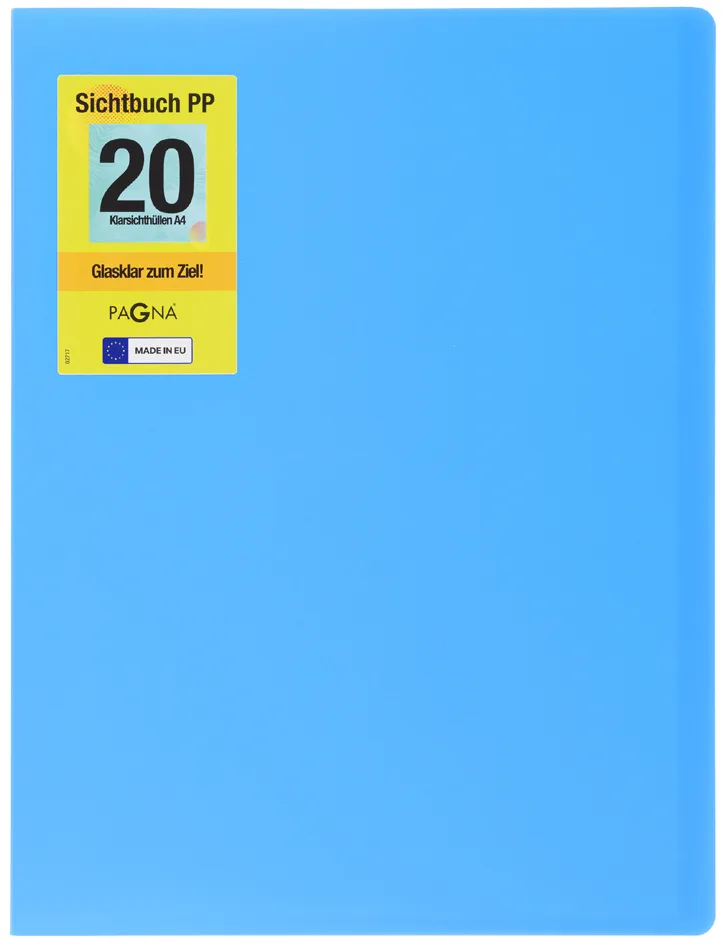 Sichtbuch , School, , DIN A4, mit 20 Hüllen, hellblau by Pagna – product photo