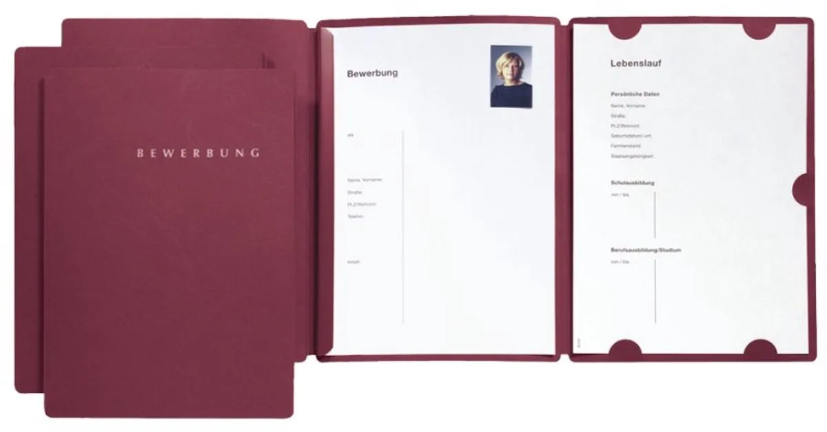 sollicitatiemap Select, A4, karton van Pagna in Blauw – productfoto