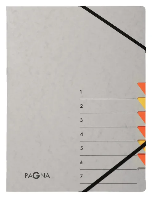 Sorteermap Pagna Easy A4 7 tabs grijs by Pagna – product photo