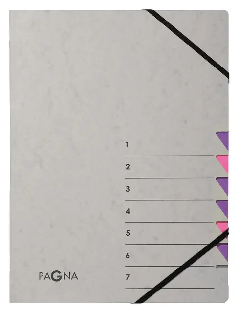 Sorteermap Pagna Easy A4 7 tabs grijs by Pagna – product photo