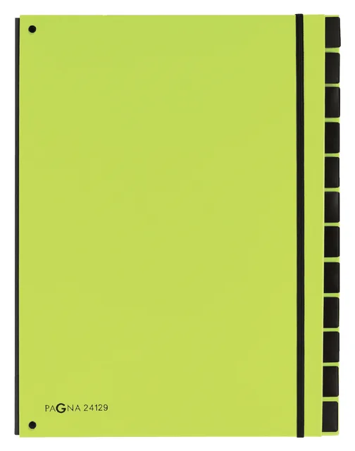 Sorteermap Pagna Trend A4 12 tabs appelgroen by Pagna – product photo